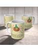 Mr. & Mrs. Panda Geschenktasse Spinne Agathe Party mit Spruch in Gelb Pastell