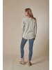 ZHRILL Strickpullover ZHNINA FLOWER in Fog
