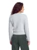 CARTOON Strick-Cardigan mit Rundhalsausschnitt in Grau