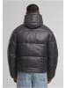 Urban Classics Urban Classics Shiny Puffer Jacket With Hood in magnet