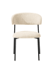 home24 home24 Polsterstuhl 2er-Set im modernen Stil in Creme