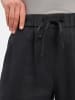 Marie Lund Leinenhose in schwarz