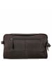 The Chesterfield Brand Stefan - Kulturbeutel Leder 29 cm (black) in braun