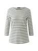Oui T-Shirt SOLEILA in lt green white