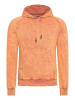 Rusty Neal Verwaschener Kapuzenpullover Regular Fit in Orange