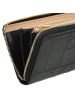 DuDu Up Geldbörse RFID Schutz Leder 20 cm black-nude