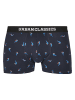Urban Classics Boxershorts in bird aop+ boxer orange + cha