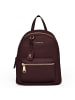 Lazarotti Bologna Leather City Rucksack Leder 27 cm in burgundy