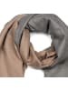 styleBREAKER Schal in Taupe-Dunkelgrau