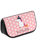 Mr. & Mrs. Panda Kulturtasche Einhorn Hexe mit Spruch in Rot Pastell