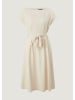 comma Kleid lang in Beige