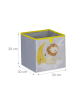 relaxdays Kinderregal "Tiere" in Bunt - (B)60,5x (H)59,5 x (T)30 cm