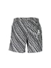 Karl Lagerfeld Weiße Polyester-Badeshorts