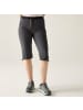 Regatta 3/4 Capri Hose Xert Stretch Wanderhose in grau