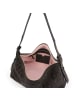 Les Visionnaires Marie Schultertasche Leder 38 cm in dark brown