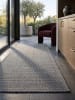 KADIMA DESIGN Läufer Uni flachgewebt pflegeleicht Wohnzimmer Flur Esszimmer Wohnraum in Grau
