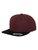  Flexfit  Flexfit Unisex Classic Snapback 2-Tone in maroon/blk