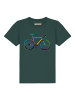 wat? Apparel T-Shirt Fahrrad by night in Dunkelgrün