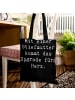 Mr. & Mrs. Panda Tragetasche Herz Stiefmutter mit Spruch in Schwarz