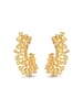 Luxenter Ohrringe Narbel mit 18 Karat Gelbgold-Finish – NARBEL