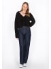 myMo Cardigan in black multicolor
