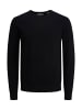 Jack & Jones Strickpullover 'Emil' in schwarz