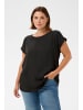 KAFFE curve Langarm-Bluse KCmilia Regular fit in Black Deep