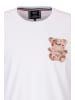 19V69 Italia by Versace T-Shirt Teddy Print in weiß