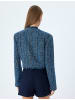 KOTON Blazer in Blau Gemustert