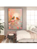 OnlyWow Leinwand Bilder Hellrosa
