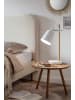 SalesFever Tischleuchte im skandinavischen Design aus Metall und Holz in Weiß