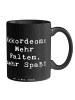 Mr. & Mrs. Panda Becher Spruch Akkordeon Spaß mit Spruch in Schwarz