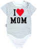TupTam Baby Kurzarm Body mit Aufdruck Spruch 5er Pack in rosa/grau