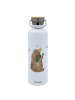 Mr. & Mrs. Panda Wasserflasche Bär Gitarre ohne Spruch in Weiß