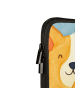 Mr. & Mrs. Panda Laptop Tasche Corgi Po Design mit Spruch in Weiß