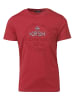 KOROSHI Kurzarm T-Shirt in rot