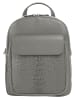 Cluty Rucksack echt Leder in grau