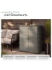 tectake Aluminium Gartenschrank, 75 kg Belastbarkeit, 84,5 x 40,5 x 103,5 cm