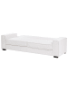 Beliani 3-Sitzer Sofa AROLE in Weiß/Schwarz - (W) 231 x (H) 88 x (L) 94 cm