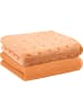 Erwin Müller Frottier, Jacquard Duschtuch 2er-Pack Sigmaringen in apricot