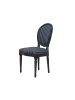 ebuy24 Essgruppe Amaretta (7-teilig) Schwarz 180 x 100 cm