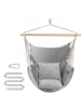SONGMICS Hängesessel Sognia in Grau - (B)125 x (H)135 x (T)148 cm