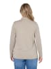 Ulla Popken Langarmshirt in steingrau