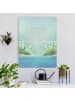 WALLART Leinwandbild - Reiseposter - Big Sur in Blau