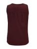 Gipfelglück Tank Top Marie in Dk Wine Red Melange