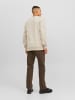 Jack & Jones Basic Sweater Sweatshirt Pullover JJEBRADLEY in Sand