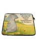 Mr. & Mrs. Panda Laptop Tasche Elefant Biene Design mit Spruch in Weiß