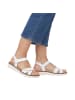 remonte Sandale Sandalette in weiß