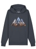 wat? Apparel Sweatshirt Geometric Landscape in India Ink Grey