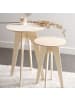 Today Kaffeetisch rund Simplicity, Holz in Beige, Ø 40 x (H) 60 cm